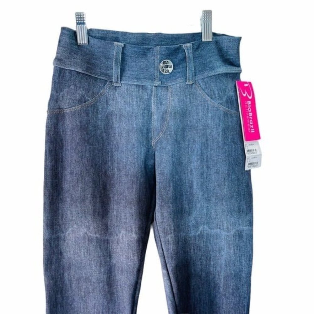 Bia Brazil Blue Slim Denim Jean One size - Picture 4 of 10